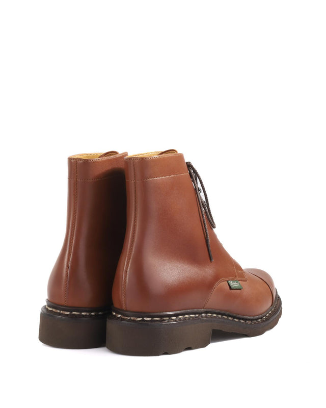 CLAMART LEATHER SHOES - LIS MARRON 177002 -LIS MARRON PARABOOT 