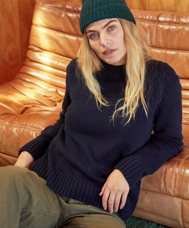 ROMA SWEATER - MARINE 2410040 MRN OUTERKNOWN 