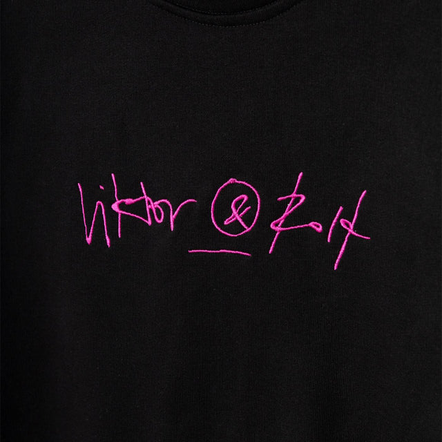 OUTSIDE INSIDE 2 T-SHIRT - BLACK TT031 -BLACK VIKTOR & ROLF 