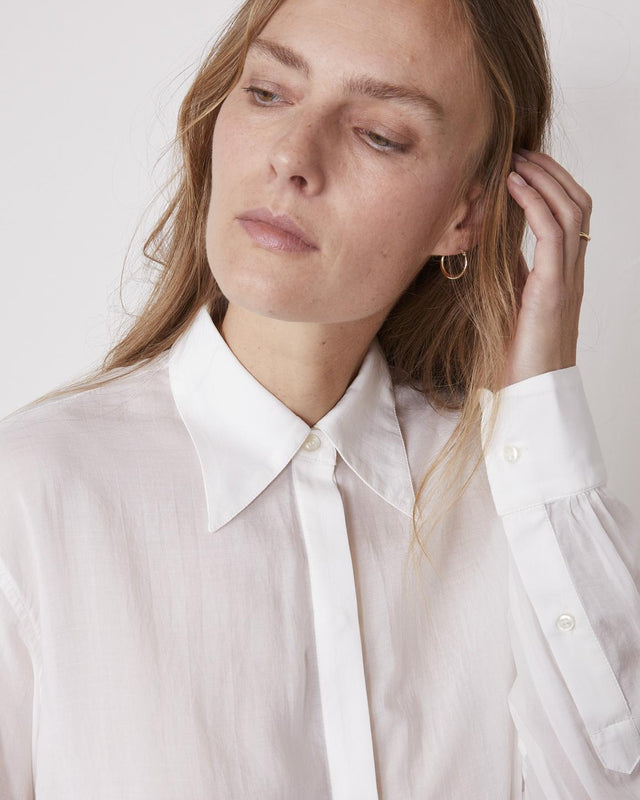 AUGUSTINE SHIRT - ECRU S25WSHI012 -ECRU OFFICINE GENERALE 