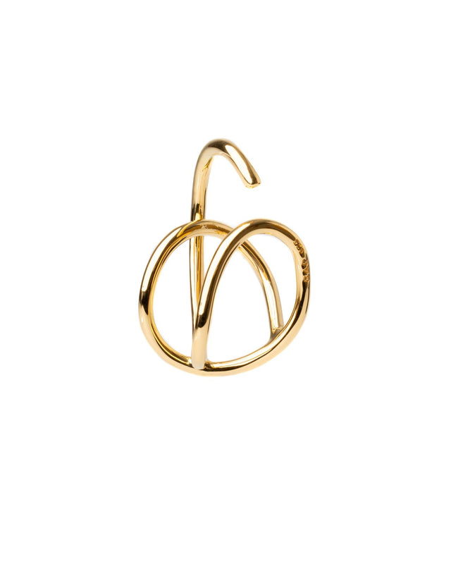 OSCILLATE EAR CUFF (SINGLE) - GOLD OSC-EA-92 -GOLD BAR JEWELLERY 