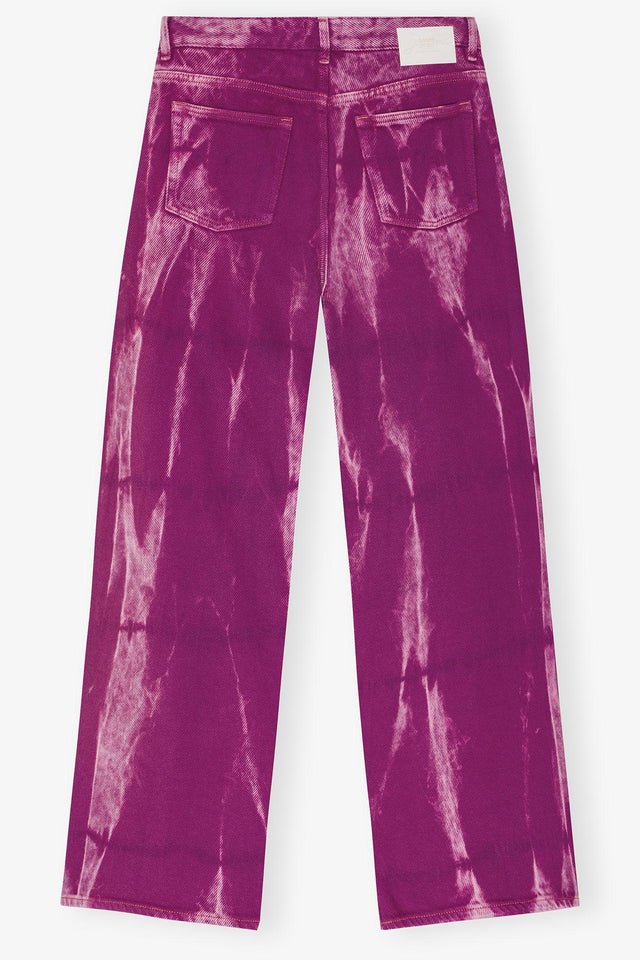 OVERDYED HEAVY DENIM MARRI - BOYSENBERRY J1671 -088 BOYSENBERRY GANNI 