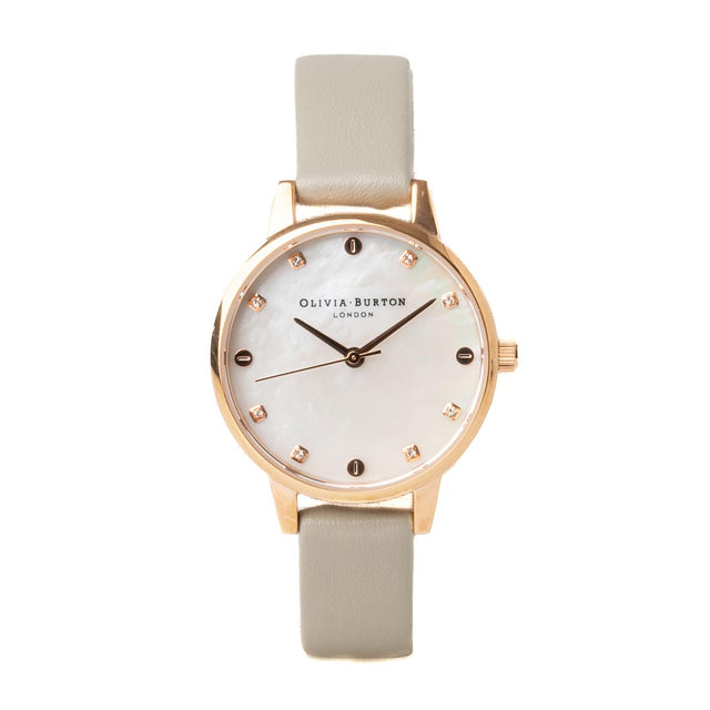 CLASSICS WATCH -  ROSE GOLD/ GREY OB16SE12 -ROSE GOLD/ GREY OLIVIA BURTON 