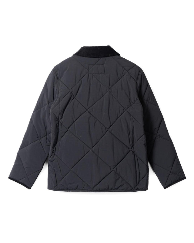 MODIFIED SHORT LIDDESDALE QUILTED JACKETED JACKET - BLACK MQU1866BK11 -BLACK BARBOUR 