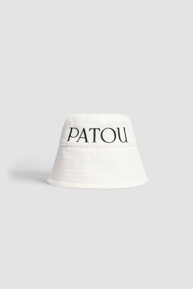 PATOU BUCKET HAT - WHITE AC0270132 -001W PATOU 
