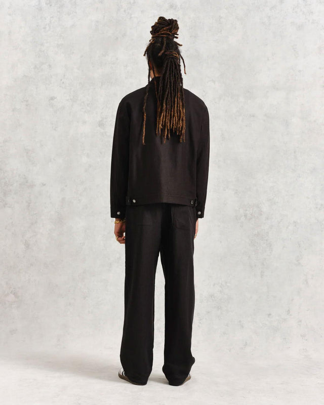MITFORD JACKET - BLACK SS24-JKT-MIT-BFE-BLK BLACK WAX LONDON 