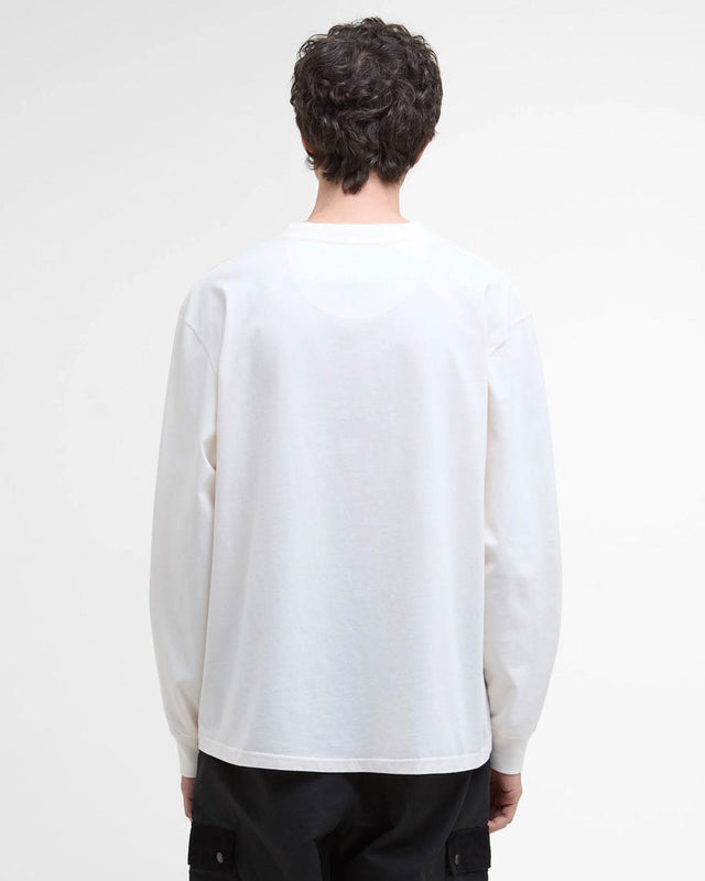 HAMILTON LS T-SHIRT - WHISPER WHITE MTS1489WH32 -WHISPER WHITE BARBOUR 