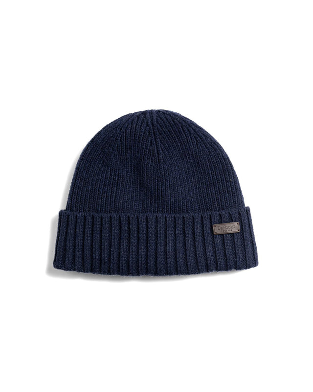 CARLTON BEANIE HAT - NAVY MHA0449NY31 -NAVY BARBOUR 