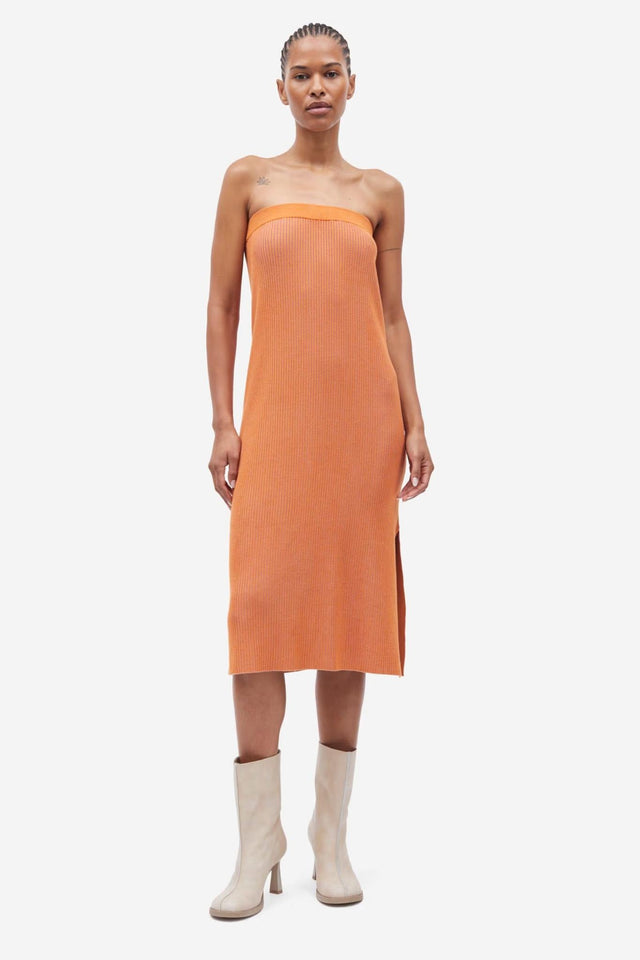 SACHERYL SKIRT - AUTUMN MAPLE MEL. F25100047 -AUTUMN MAPLE MEL. SAMSOE SAMSOE 