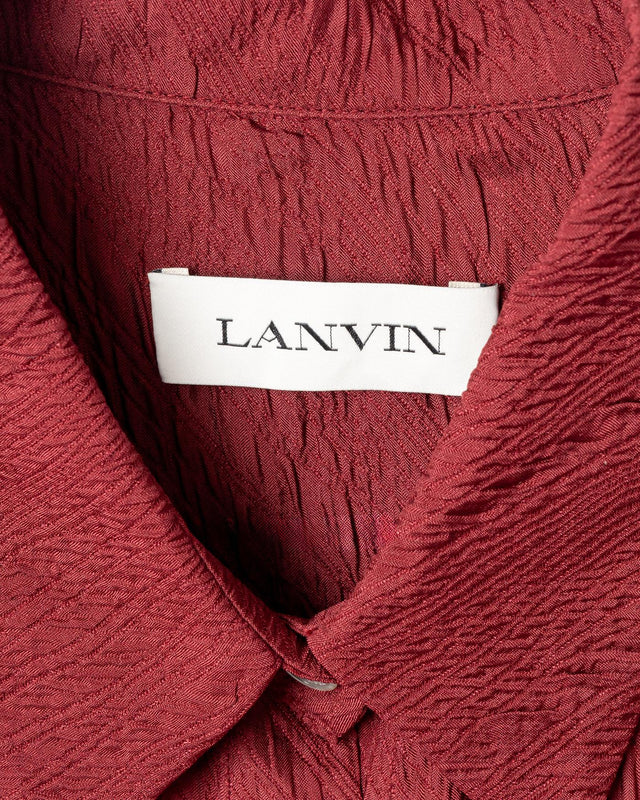 TEXTURED LOOSE-FIT SHIRT - CINOBER RW-TO0010-6102-E25 -310 CINOBER LANVIN 
