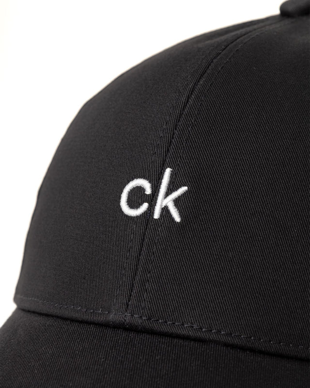 COTTON TWILL CAP - BLACK