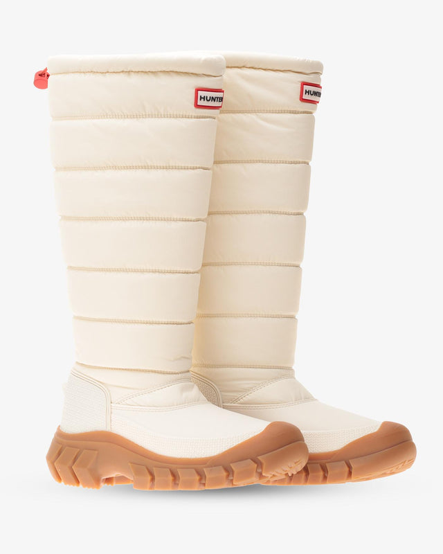 WOMENS INTREPID SHORT SNOW BOOT - WHITE WILLOW/GUM