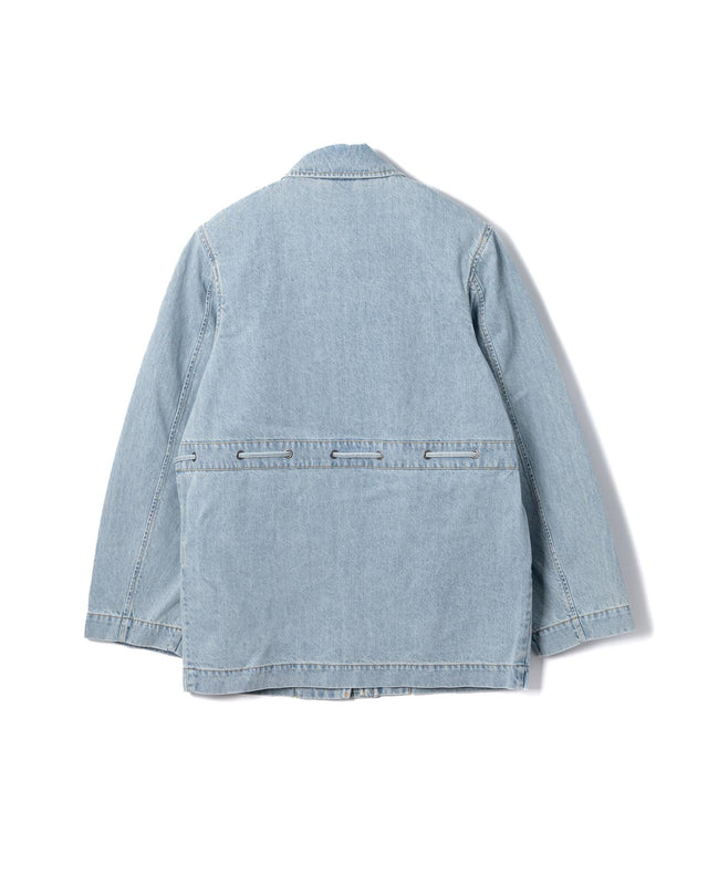 LACED DENIM JACKET - LIGHT BLUE DENIM 1141821468 -1468 LIGHT BLUE DENIM ROTATE 