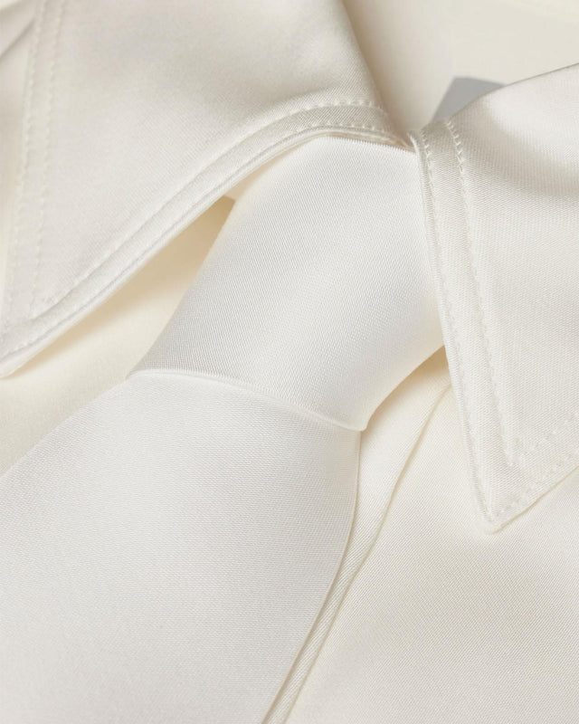 WOMEN'S TIE SHIRT - WHITE W1R-362B-P11076 -02 White PAUL SMITH 