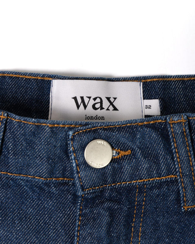 LOOSE FIT JEAN DENIM - DARK WASH AW24-DEN-LOO-BLV-BKW -DARK WASH WAX LONDON 
