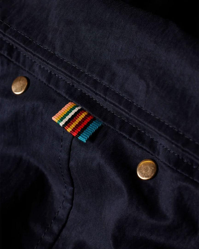 NYLON-BLEND WATER RESISTANT FIELD JACKET - NAVY M1R-405Z-P02581 -47 Navy PAUL SMITH 