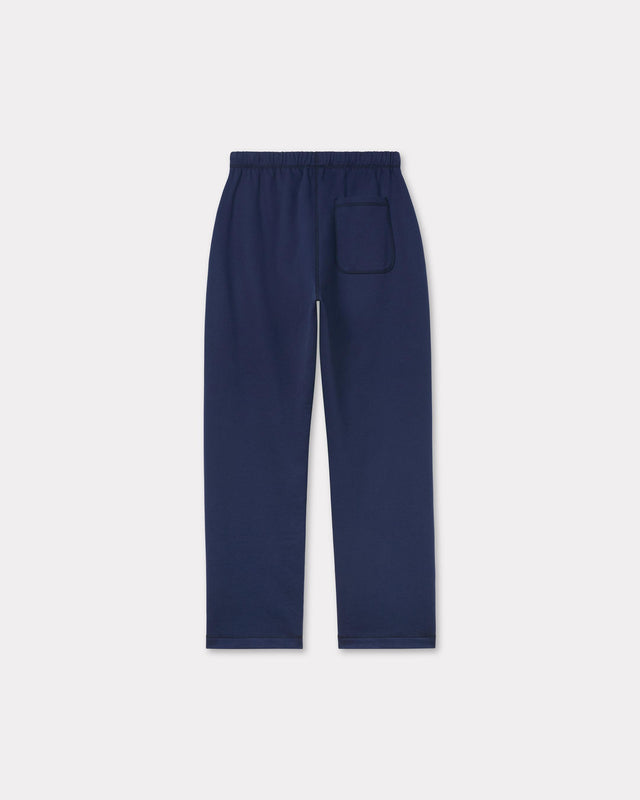 KUBE STRAIGHT EMBROIDERED JOG PANTS - MIDNIGHT BLUE FE65PA8184MF -77 kenzo 