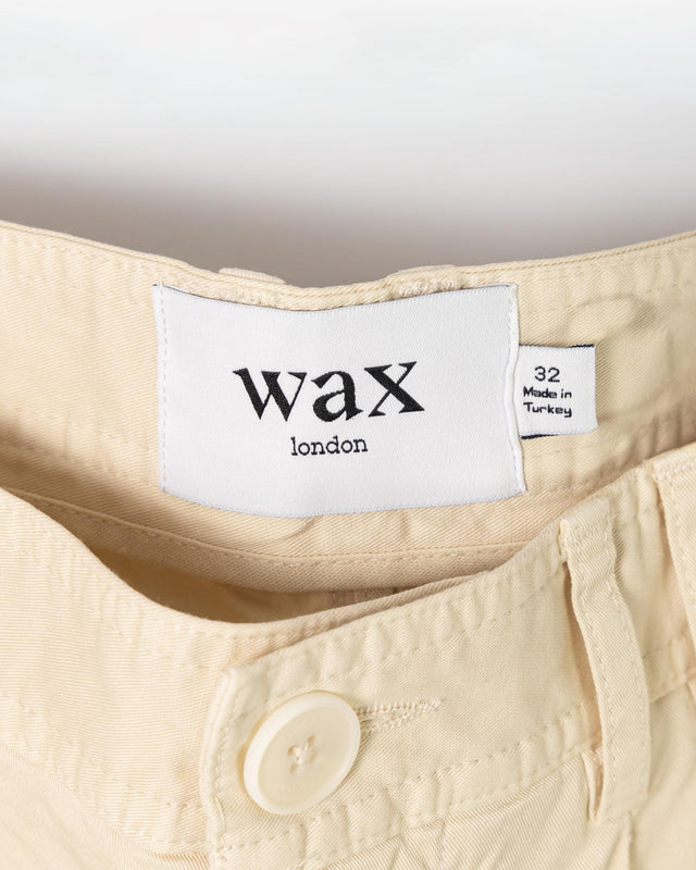 RALEIGH TROUSER V2 COTTON TWILL - STONE PS25-TRO-PLE-AOJ-STO -STONE WAX LONDON 