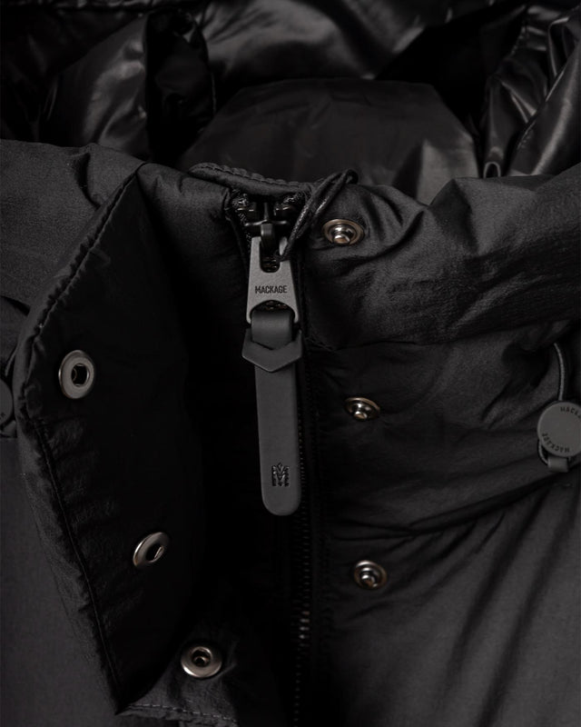 FREYA-SW SOFTWASH CRINKLE DOWN JACKET - BLACK FREYA-SW -BLACK MACKAGE 