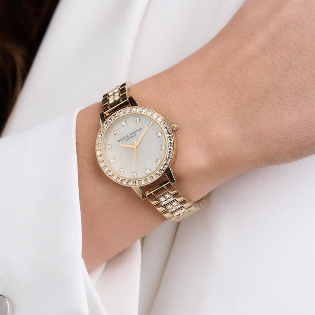 TREASURE WATCH - GOLD OB16MOP33 -GOLD OLIVIA BURTON 