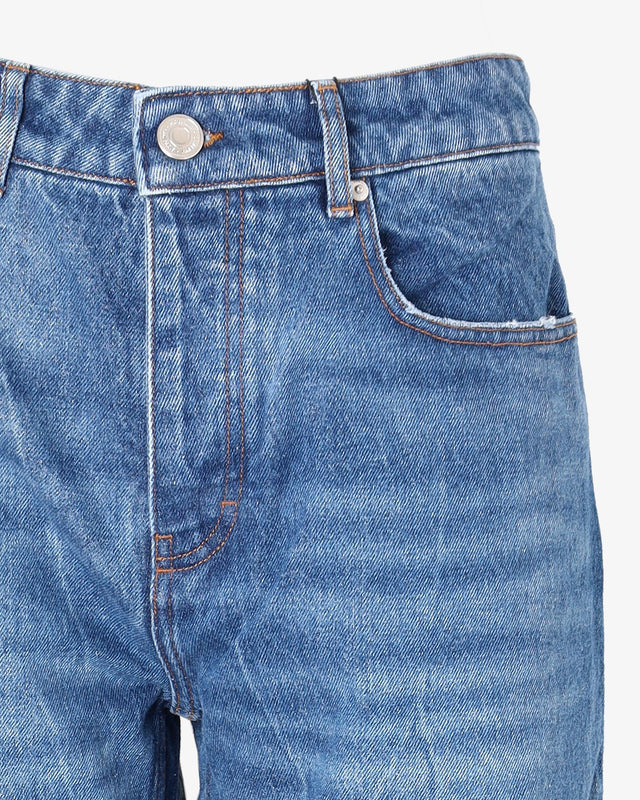 USED STRAIGHT FIT JEANS - USED BLUE UTR500.DE0016 480 AMI PARIS 