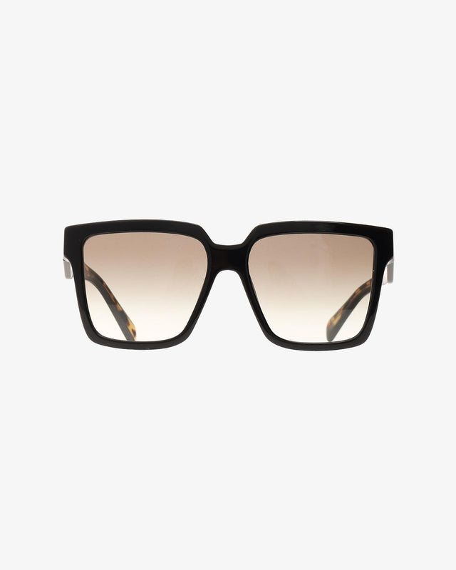 SUNGLASSES 0PR 24ZS - BLACK 0PR 24ZS 1AB0A7 PRADA 