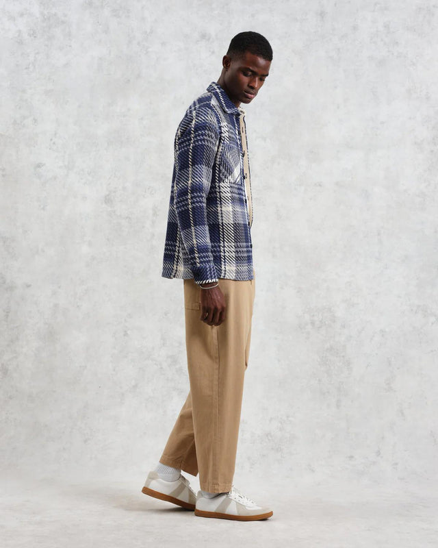 WHITING OVERSHIRT SPEAR CHECK - NAVY