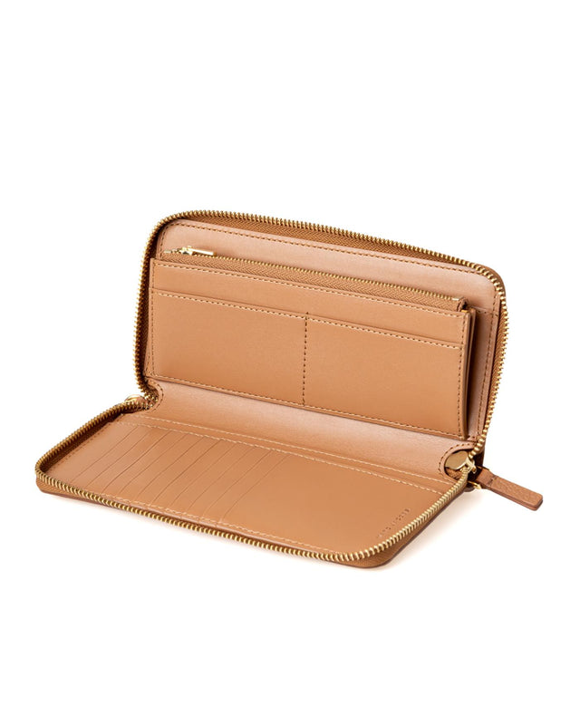 THE LEATHER CONTINENTAL WALLET - ARGAN OIL