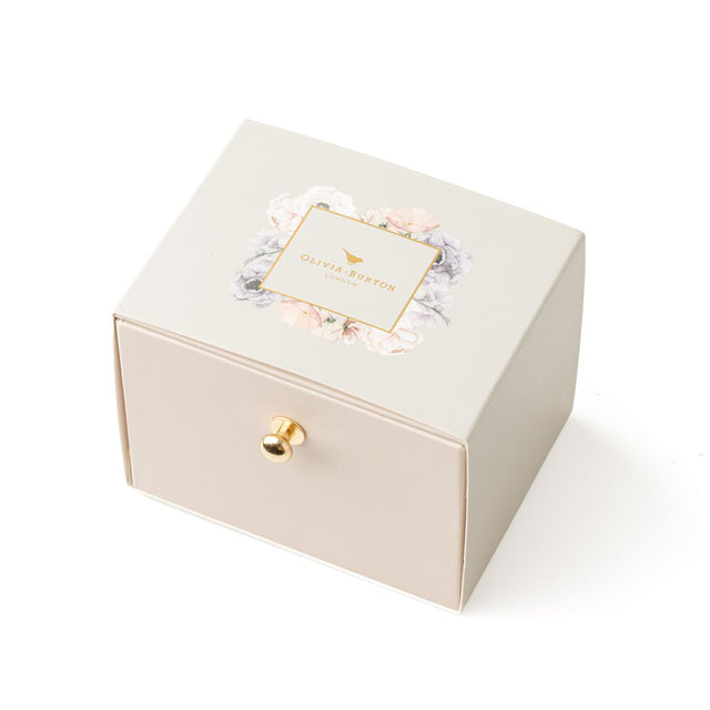 POP ART WATCH - GOLD OBGSET153 -PALE GOLD MESH OLIVIA BURTON 
