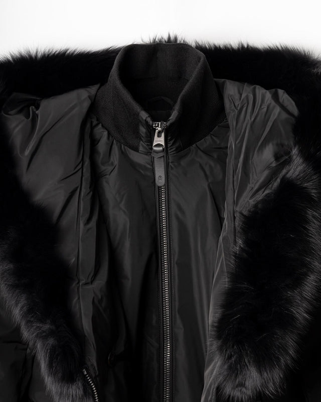 ADALI-BX HOODED DOWN JACKET - BLACK ADALI-BX -BLACK MACKAGE 