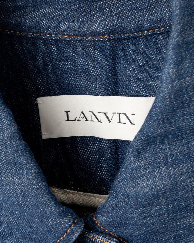 FITTED WAIST JACKET - MEDIUM BLUE RW-CO0313-D089-E25 -23 MEDIUM BLUE LANVIN 