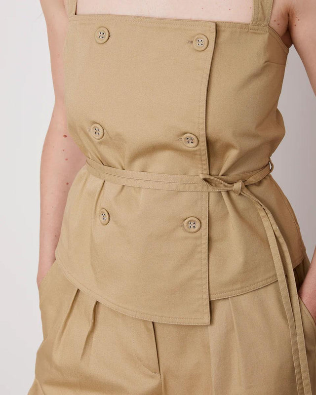 TRUDI WRAP TOP - TAN S25WTOP057 -TAN OFFICINE GENERALE 