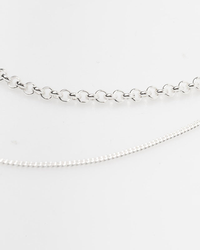 CASCADE NECKLACE - SILVER CAS-NE-69 -SILVER BAR JEWELLERY 