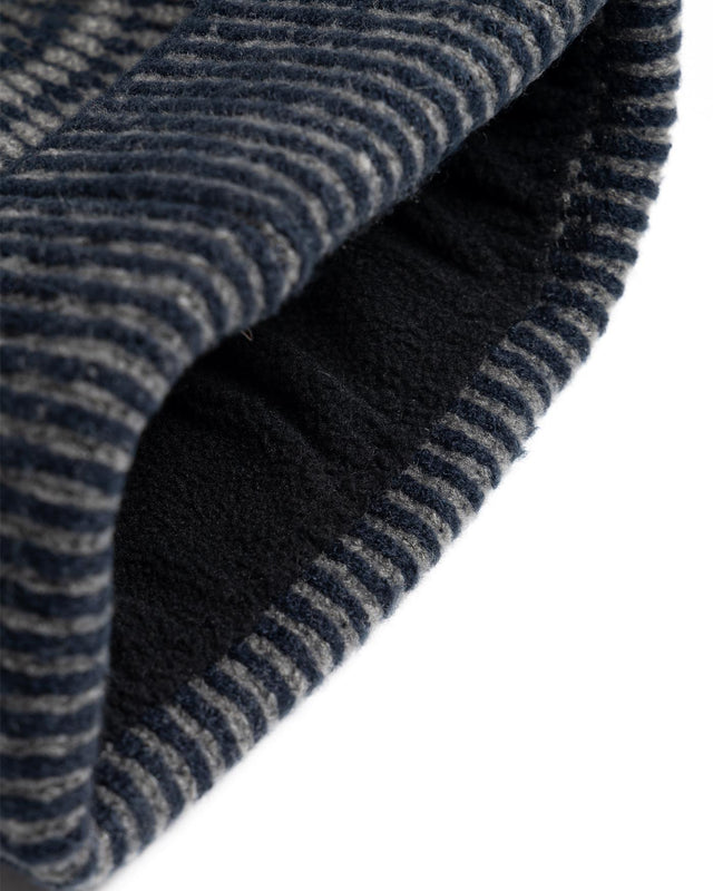 HARRAY BEANIE HAT - NAVY/ BASALT BLUE MHA0864NY71 -NAVY/BASALT BLUE BARBOUR 