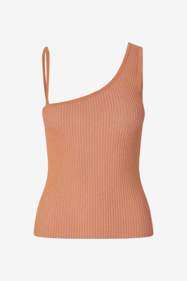 SACHERYL TOP - AUTUMN MAPLE MEL. F25100060 -AUTUMN MAPLE MEL. SAMSOE SAMSOE 