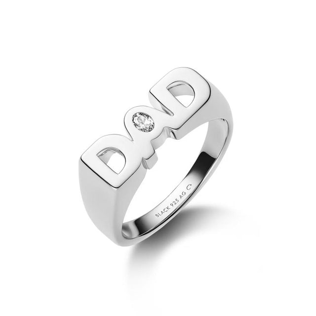 DAD ROYAL RING - SILVER 500497AG -SILVER MARIA BLACK 