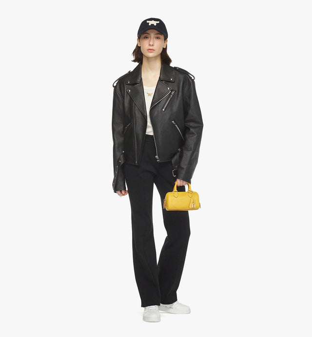 ELLA BOSTON BAG IN MAXI MONOGRAM LEATHER - YELLOW MWBESEA04Y0001 YELLOW MCM 