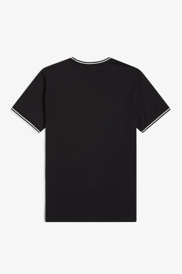 TWIN TIPPED T-SHIRT - BLACK M1588 -102 FRED PERRY 