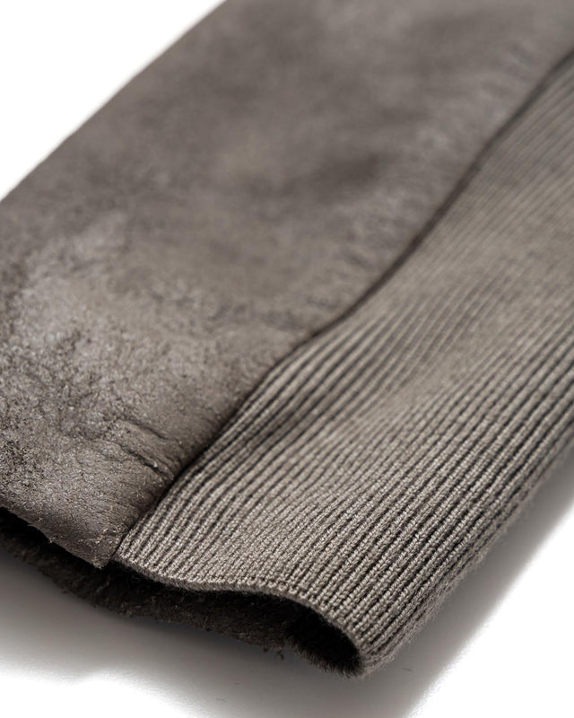 LEATHER BIKER JACKET - DUST RP01E7743 LBA -34 DUST RICK OWENS 