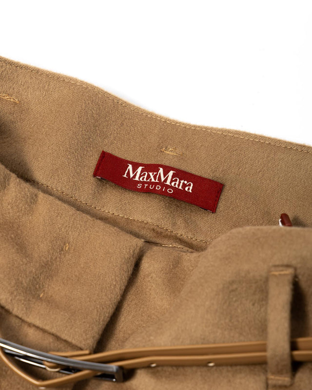 ZAC LONG TROUSER - CAMEL 2426136092600 -1 MAX MARA 