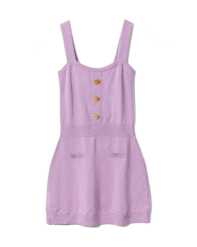 KNIT TANK DRESS - LAVENDER EK001 -LAVENDER VIKTOR & ROLF 