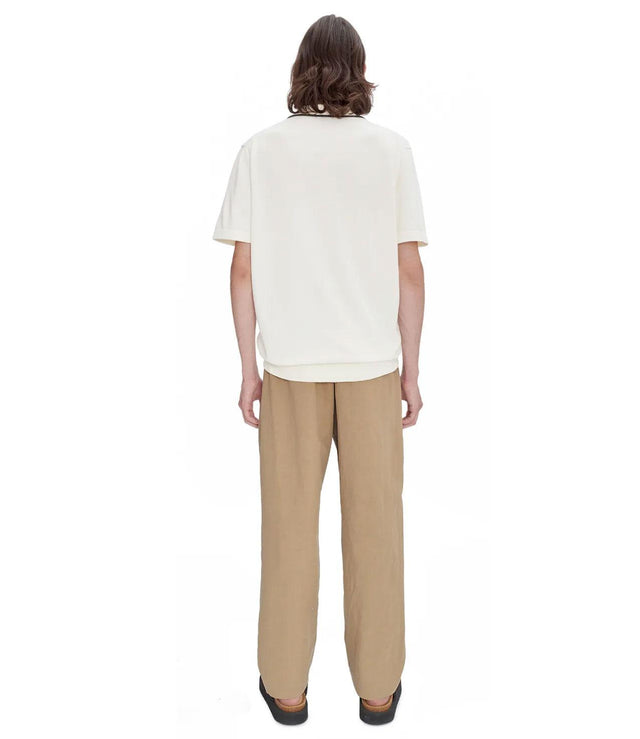 FYNN POLO SHIRT - OFF WHITE/BLACK COGDK-H23309 OFF WHITE/BLACK A.P.C. 