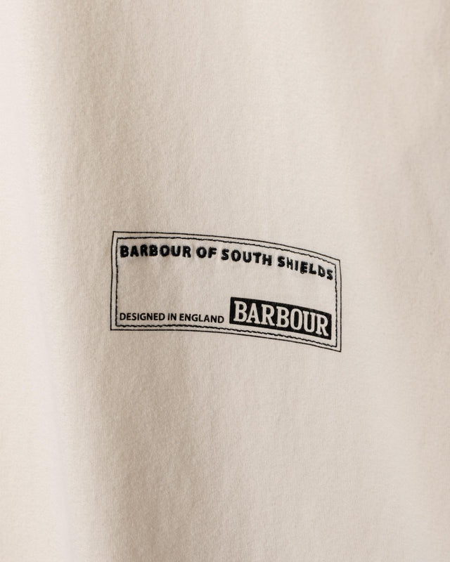 HAMILTON LS T-SHIRT - WHISPER WHITE MTS1489WH32 -WHISPER WHITE BARBOUR 