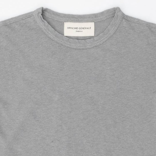 LARA T-SHIRT - ELEPHANT GREY S25WTEE204 -ELEPHANT GREY OFFICINE GENERALE 