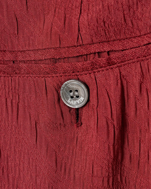 TEXTURED WIDE-LEG TROUSERS - CINOBER RW-TR0010-6102-E25 -310 CINOBER LANVIN 