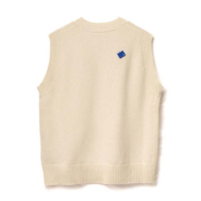 SIG BL TAG KNIT VEST 01 - OATMEAL BO42FYKT0201OT -OATMEAL ADERERROR 