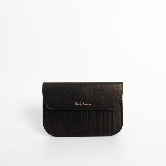 PURSE FLAP CC PCH - DARK BROWN