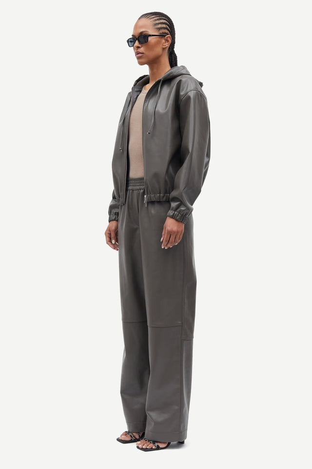 SAVANA ZIP HOODIE - BELUGA F25100151 -BELUGA SAMSOE SAMSOE 