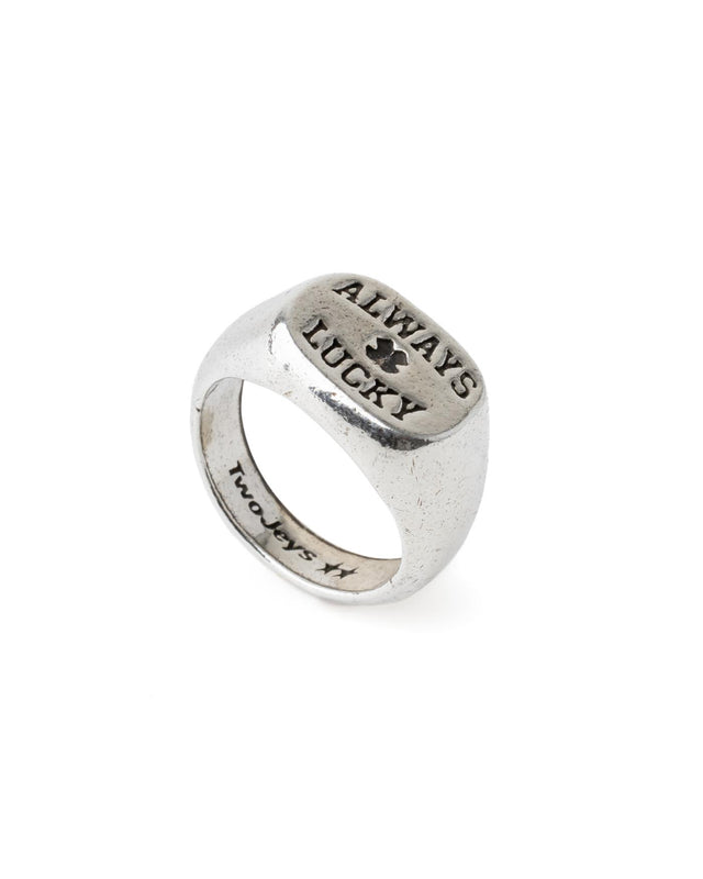 ALWAYS LUCKY SIGNET - SILVER 205001001 -SILVER TWOJEYS 
