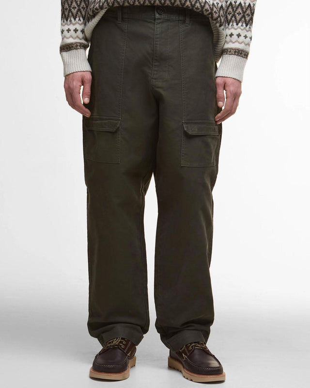 NEWBIRCH OVERSIZED CARGO TROUSER - FOREST MTR0774GN91 -FOREST BARBOUR 